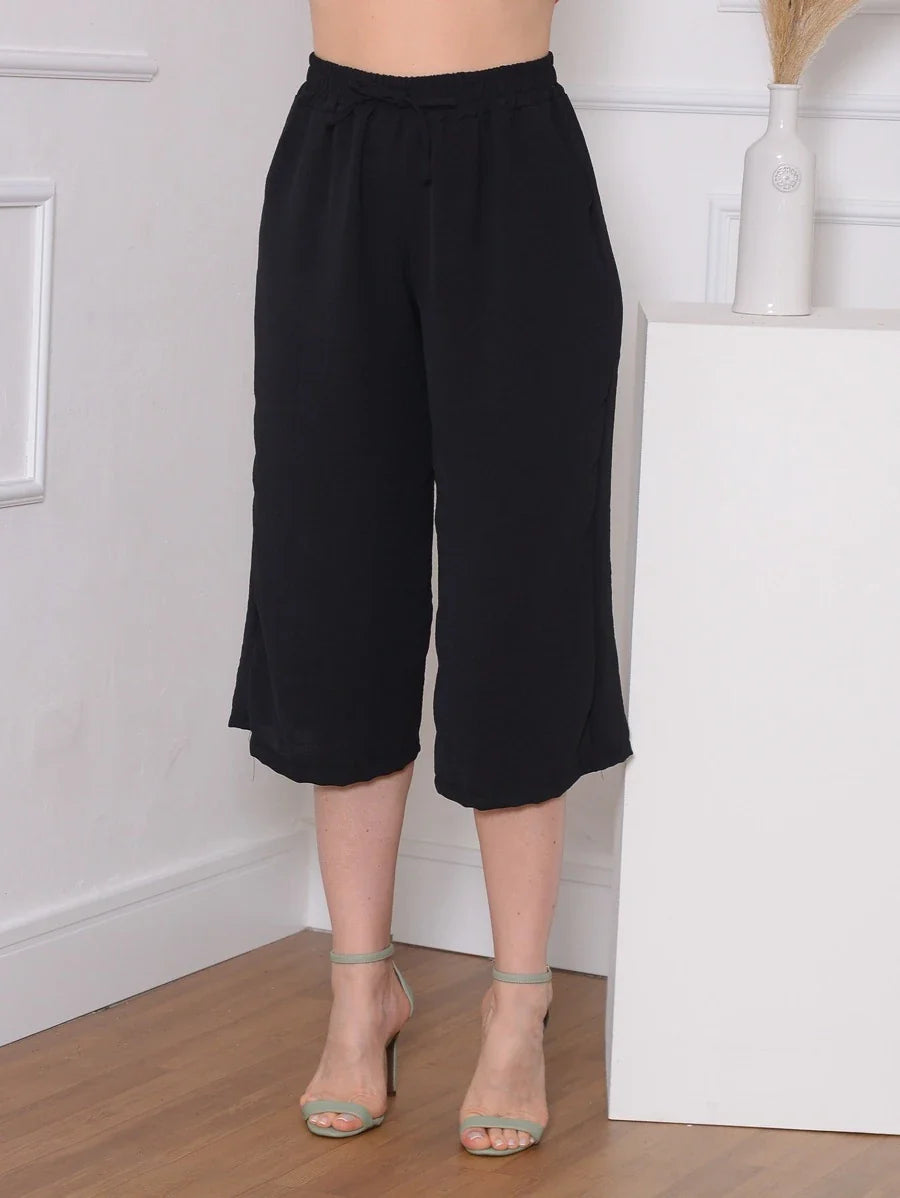 Calça Pantacurt com Bolso Moda Verão - Foto Principal