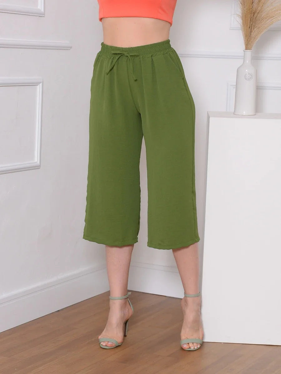 Calça Pantacurt com Bolso Moda Verão - Foto Principal