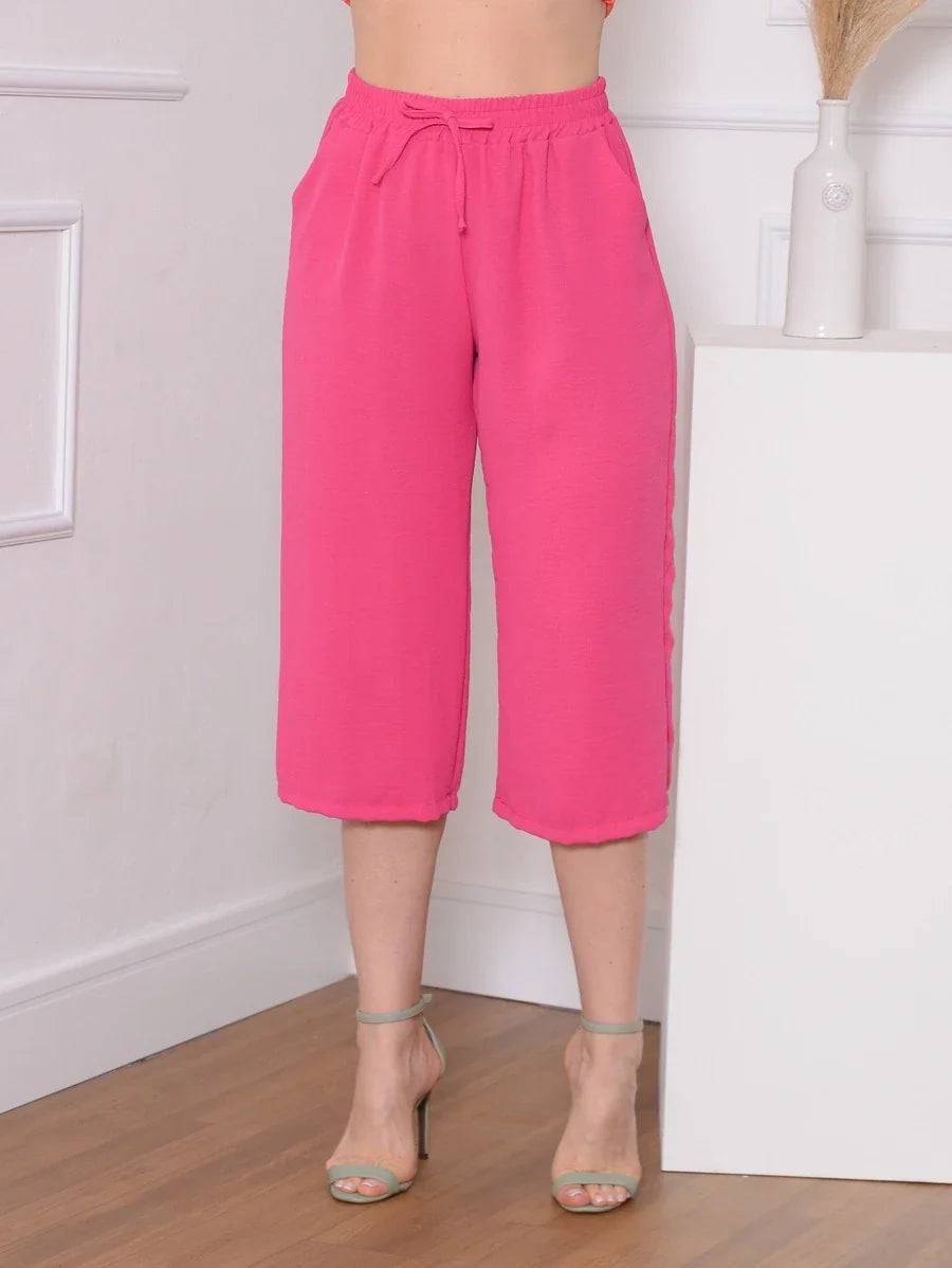 Calça Pantacurt com Bolso Moda Verão - Foto Principal